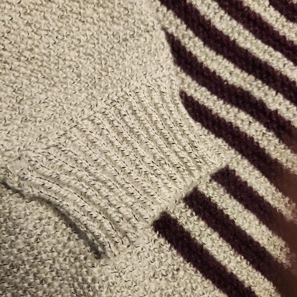 VOLCOM COLD DAZE SWEATER KNIT DRESS HEATHER GREY/WINE MOCKNECK WOMENS SZ S  EUC - Picture 13 of 14